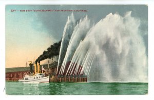 CA - San Francisco. SF Fire Department, Fire Boat David Scannell