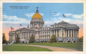 Jackson, Mississippi, USA State Capitol 1936 