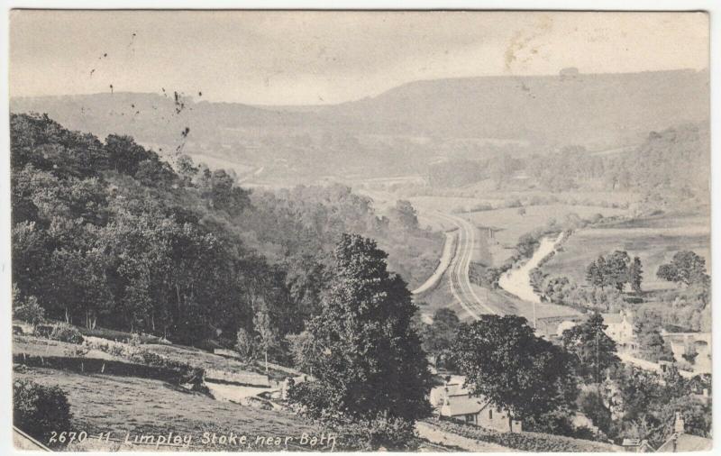 Wiltshire; Limpley Stoke PPC By Hartmann, 1909 PMK To Mrs Bowler, Westbury 