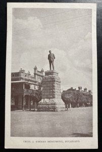 Mint Southern Rhodesia RPPC Real Picture Postcard Rhodes Monument Bulawayo