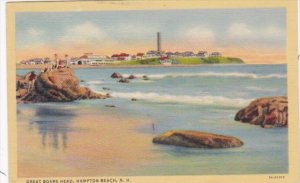 New Hampshire Hampton Beach Great Boars Head 1939 Curteich