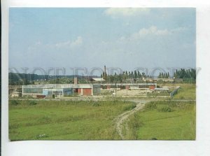 431072 Czechoslovakia Slovakia Golic linseed hemp factory Old photo postcard