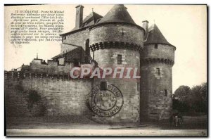 Postcard Old Guerande Porte St Michel