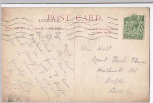 Union Castle Mail Steamer Walmer Castle RP PPC, 1914 London PMK From Passenger 