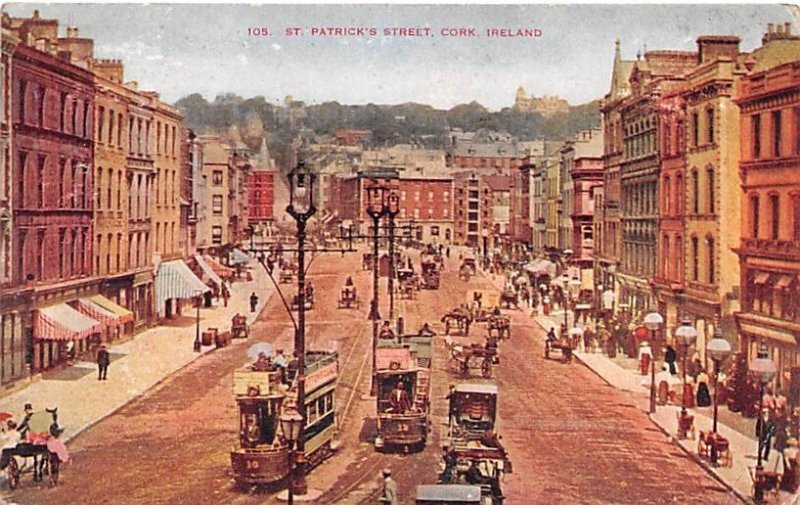 St Patrick's Street Cork Ireland 1910 