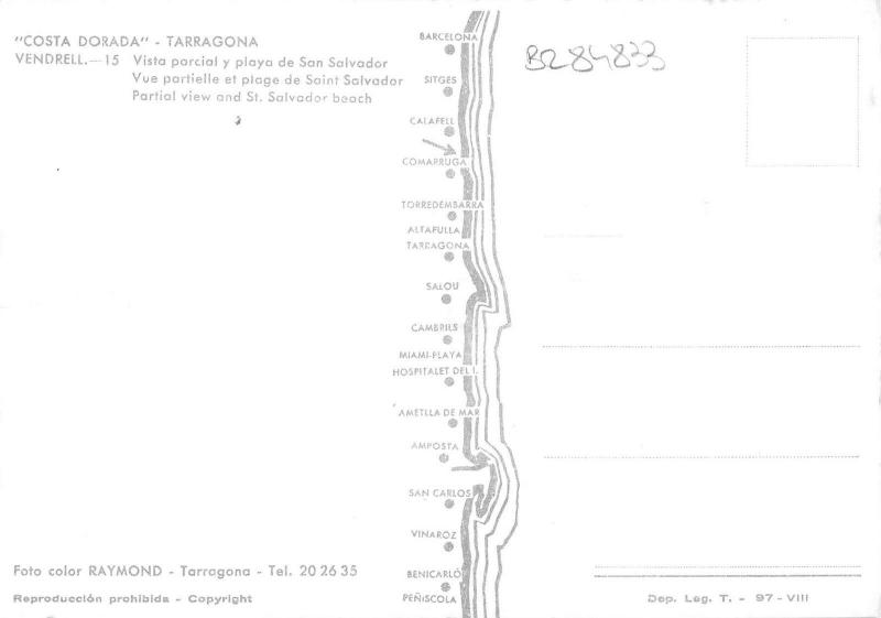 BR84833 costa dorada tarragona vendrell vista parcial spain