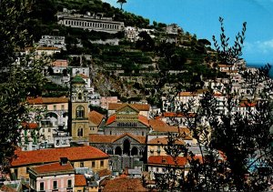 Italy Amalfi Basilica and Panoramic View