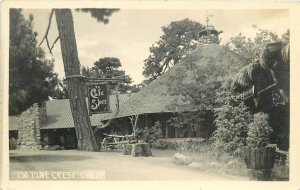 Postcard RPPC 1920s California Pine Crest Bear Valley Cafe Store Wright CA24-930