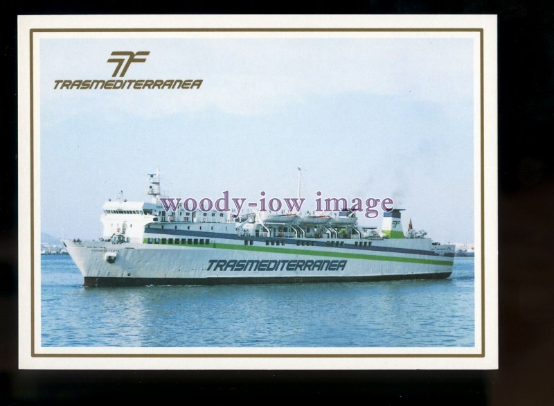 FE2332 - Trasmediterranea Ferry - Ciudad de Ceuta , built 1975 - postcard