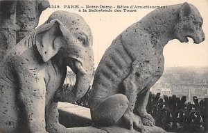 Paris Notre Dame Gargoyle Unused 