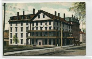 Windsor Hotel Bangor Maine 1912 postcard