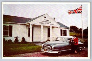 1950 Nash Ambassador, Ontario Government Tourist Information Centre, Postcard