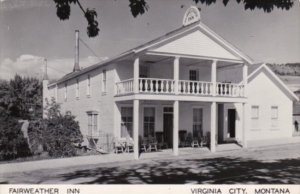 Montana Virginia City The Fairweather Inn Real Photo