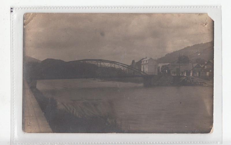 B78808 bridge Pont Romania Real photo front/back image