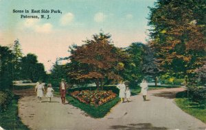 USA Scene in East Side Park Paterson New Jersey Vintage Postcard 07.80