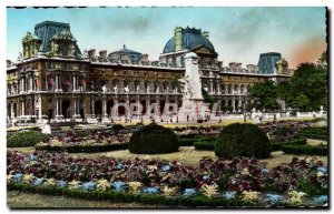 Paris Old Postcard The Louvre and the Carrousel garden