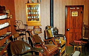 Nebraska Minden Pioneer Village Barber Shop Of Bygone Days