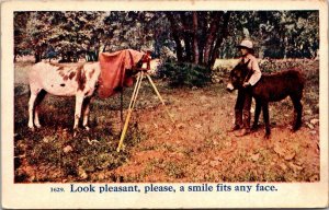 Humour Look Pleasant Please Amile Fits Any Face 1913