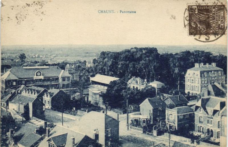 CPA CHAUNY Panorama (152021)