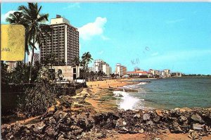 Postcard HOTEL SCENE San Juan Puerto Rico PR AI8808