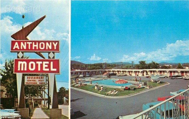 AR, Hot Springs, Arkansas, Anthony Motel, Dexter Press No. 21418-C