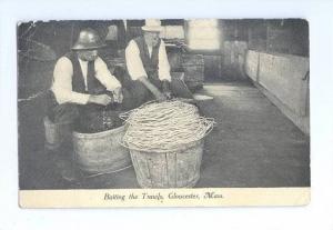 LP50 Gloucester, Massachusetts, MA, Postcard, Fishing 