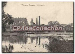 Postcard Old VIERZON-FORGED the Pointerie