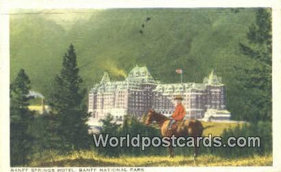 Canada Banff National Park Banff Springs Hotel 
