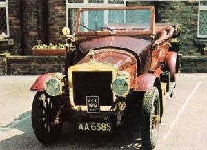 Scout 1913 Tourer Classic Car Photo Postcard