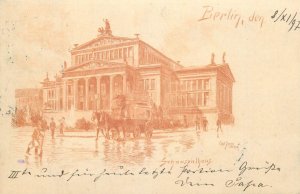 Germany Berlin theater 1897 