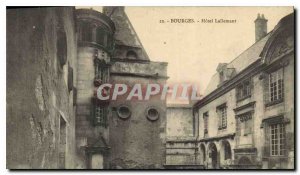 Old Postcard Bourges Hotel Lallemant