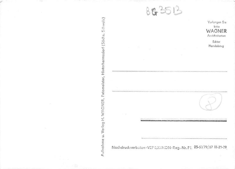 BG3513 erholungsort sachs schweiz  hinterhermsdorf   CPSM 15x9.5cm germany