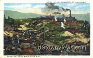 Milwaukee & St Paul Railway in Butte, Montana