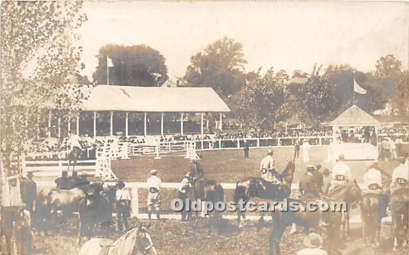 Horse Racing Real Photo Horse Racing Unused 