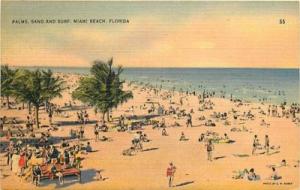 FL-MIAMI BEACH-PALMS, SAND & SURF-EARLY-R3117