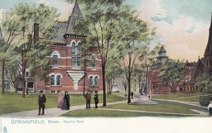SPRINGFIELD, Massachusetts, PU-1905; Merrick Park, TUCK No. 1058