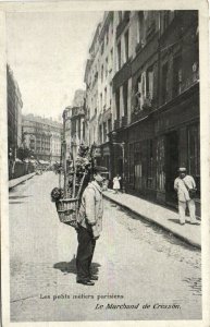 PARIS STREET LIFE TYPES Incl. PARIS VECU 21 Vintage Postcards Pre-1920 (L4300)