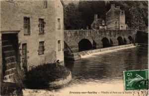 CPA FRESNAY-sur-SARTHE - Moulin et Pont sur la SARTHE (390896)
