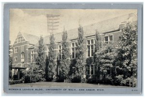 1940 Women's League Building University Michigan Ann Arbor Michigan MI Postcard