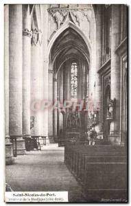 Postcard Old Saint Nicolas du Port irterieur Basilica (right side)