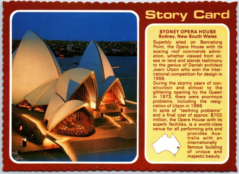 CONTINENTAL SIZE POSTCARD SIGHTS SCENES & CULTURE OF AUSTRALIA 1970s-1990s g23b1