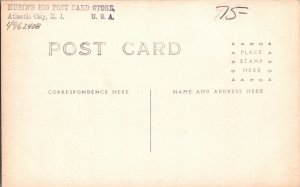 1910 RPPC Postcard Aviation Meet Atlantic City, NJ Biplane On Beach JO5