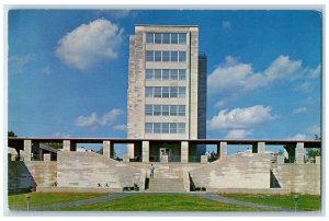 c1960s Indiana University Tower Quadrangle Bloomington Indiana IN Cloud Postcard