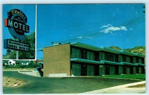 SALT LAKE CITY, Utah UT ~ Roadside SKYLINE MOTEL Foothill Drive c1950s Postcard