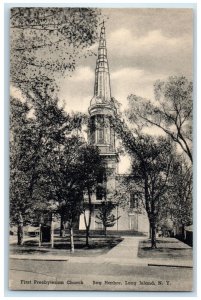 c1910's Presbyterian Church Sag Harbor Long Island New York NY Unposted Postcard