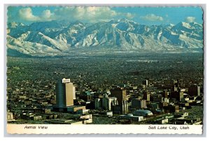 Postcard UT Aerial View Salt Lake City Utah Continental View Card