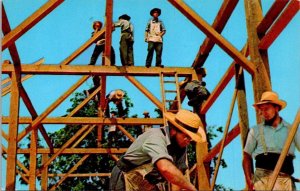 Pennsylvania Amish Country Barn Raising