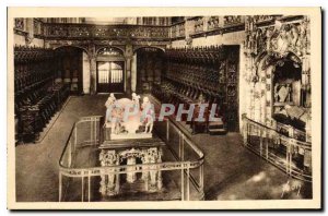 Old Postcard Bourg Ain Brou Church choir and the mausoleum of Philibert le Beau