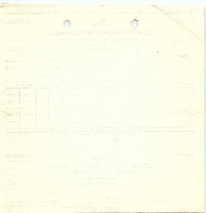 1938 LOVEMAN-BAUER CO. CLEVELAND OH DRESSES COATS SUITS BILLHEAD INVOICE Z1188