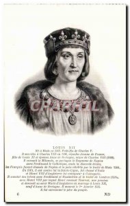 Royal Families - Royal family - Louis XII - Old Postcard